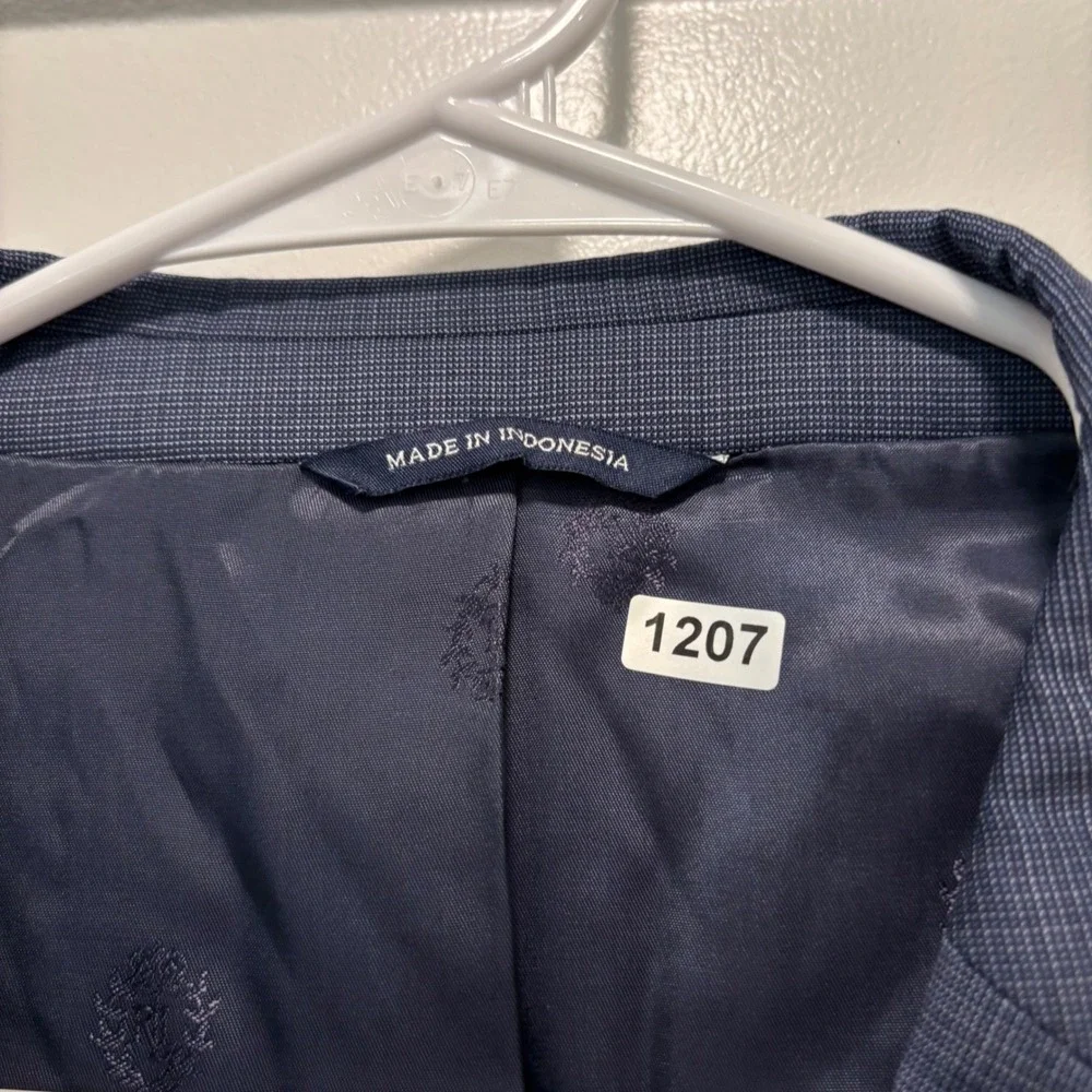 Ralph Ralph Lauren Mens 52R Blue Executive Fit Wool Blend Blazer Sport Coat